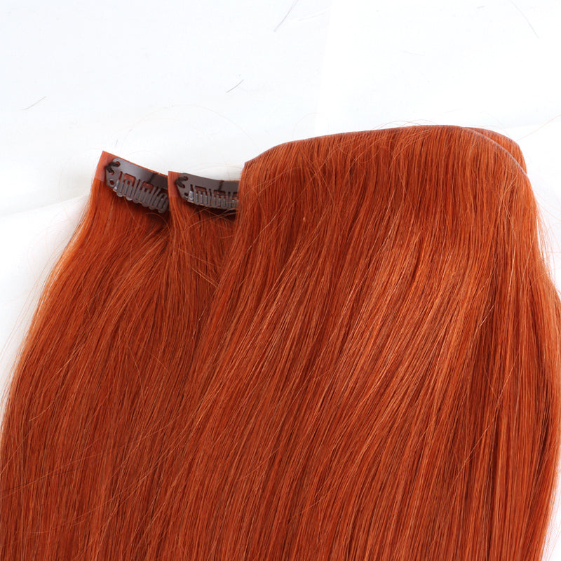 Clip in Hair Extensions Human Hair Pu Weft Remy Hair Extensions