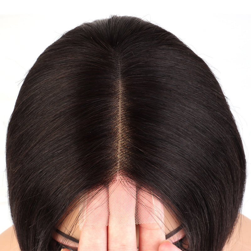 2x6 lace Bob wig Real 100% remy Human Hair