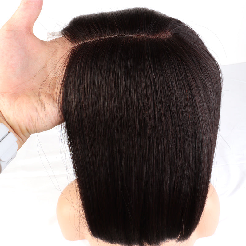 2x6 lace Bob wig Real 100% remy Human Hair
