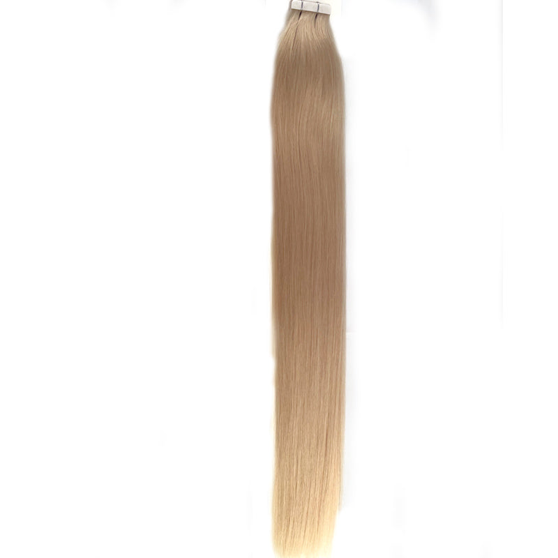 Wholesale Double Drawn Russian Skin Weft Mini Tape Hair Extension 100% Human Hair European Hair Invisible Tape In Extensions