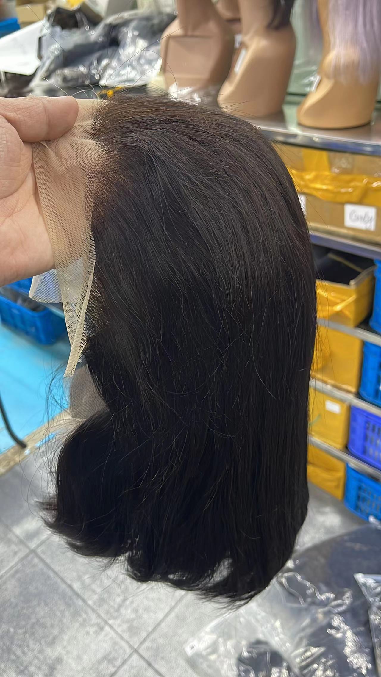 Cheap Wholesale Wigs Raw Indian Virgin Human Hair Full Lace Front Closure Wigs For Black Women Lace Frontal Wigs Human Hair