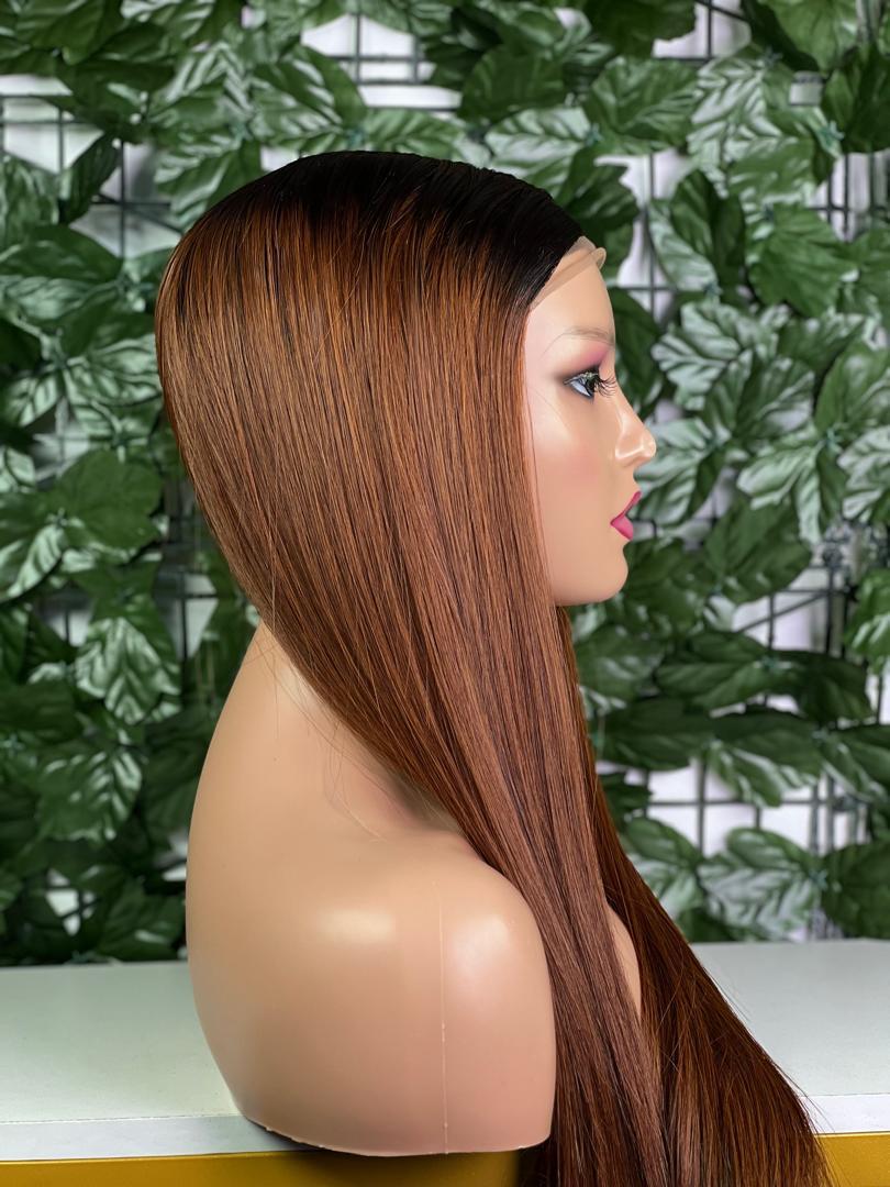 5x5 Lace Closure #T1B/MARRON Vietnamese Human Hair Wig