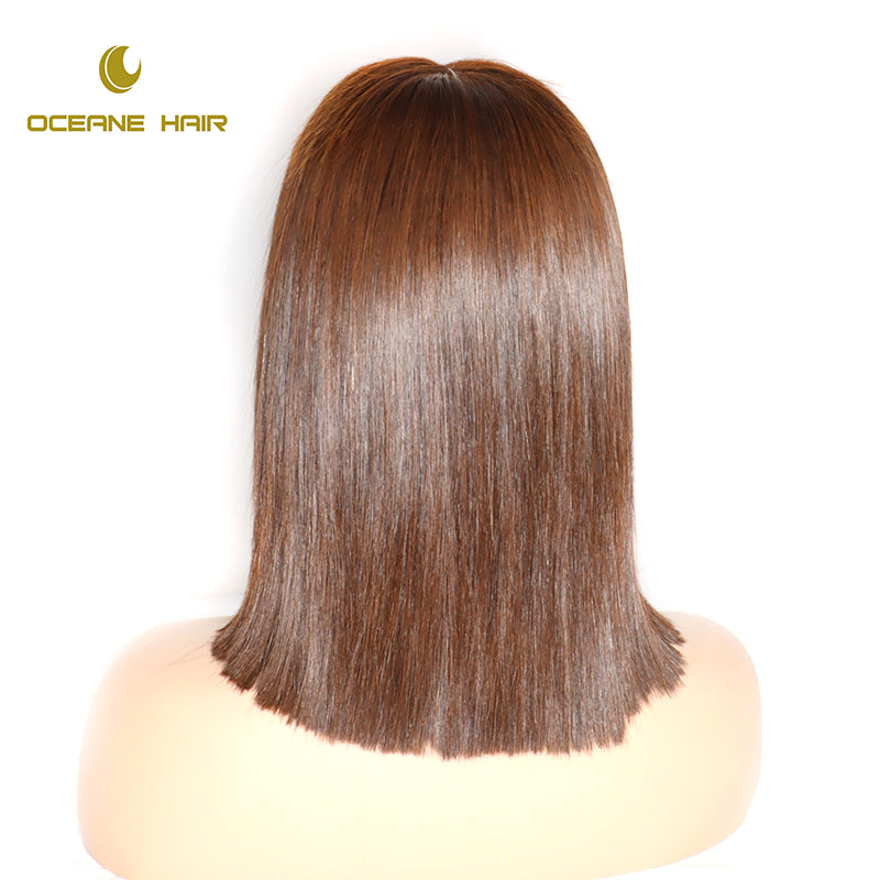 Natural Cuticle Aligned One Donor Mirror Bone Straight Premium OceaneHair Extensions 100% Pure Vietnamese Raw Hair Bob Wig