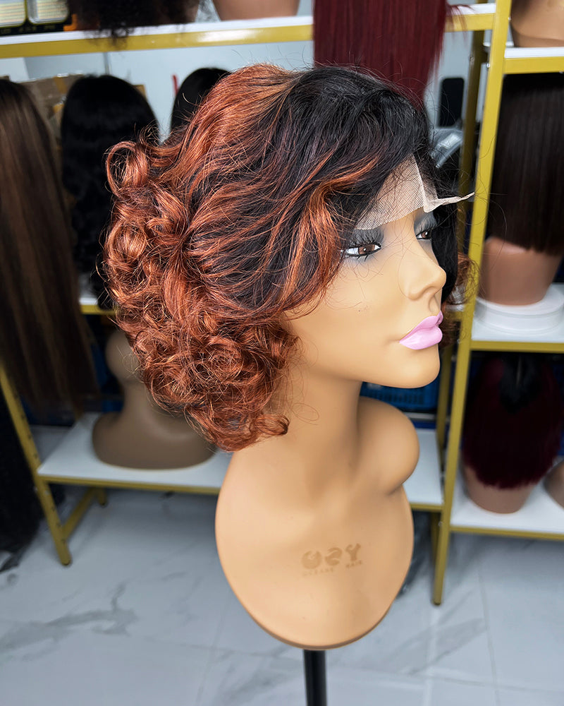 CLOSURE WIGS 4X4 LOOSE BOB
