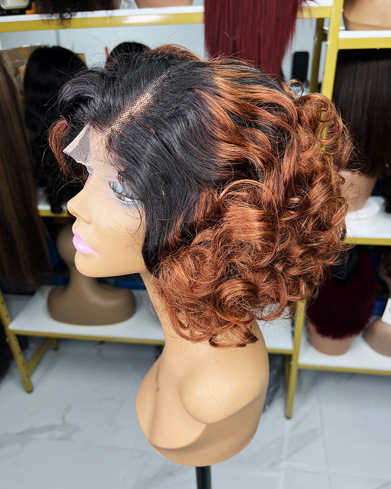 CLOSURE WIGS 4X4 LOOSE BOB