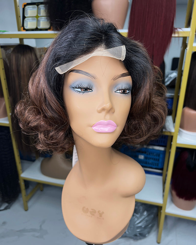 CLOSURE WIGS 4X4 LOOSE BOB