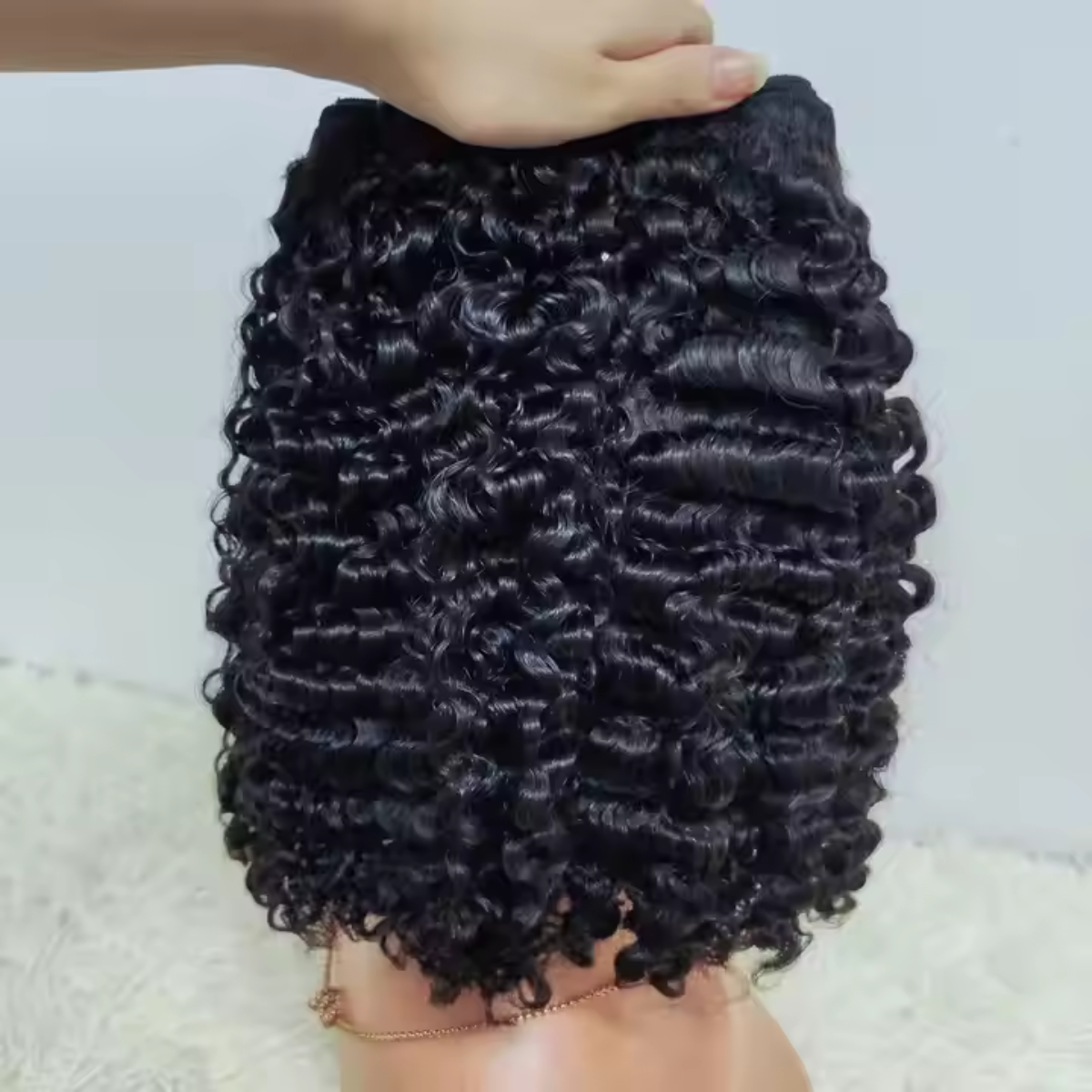 Burmese Curly Hair Bundles Wholesale Price High Quality Hair Weft