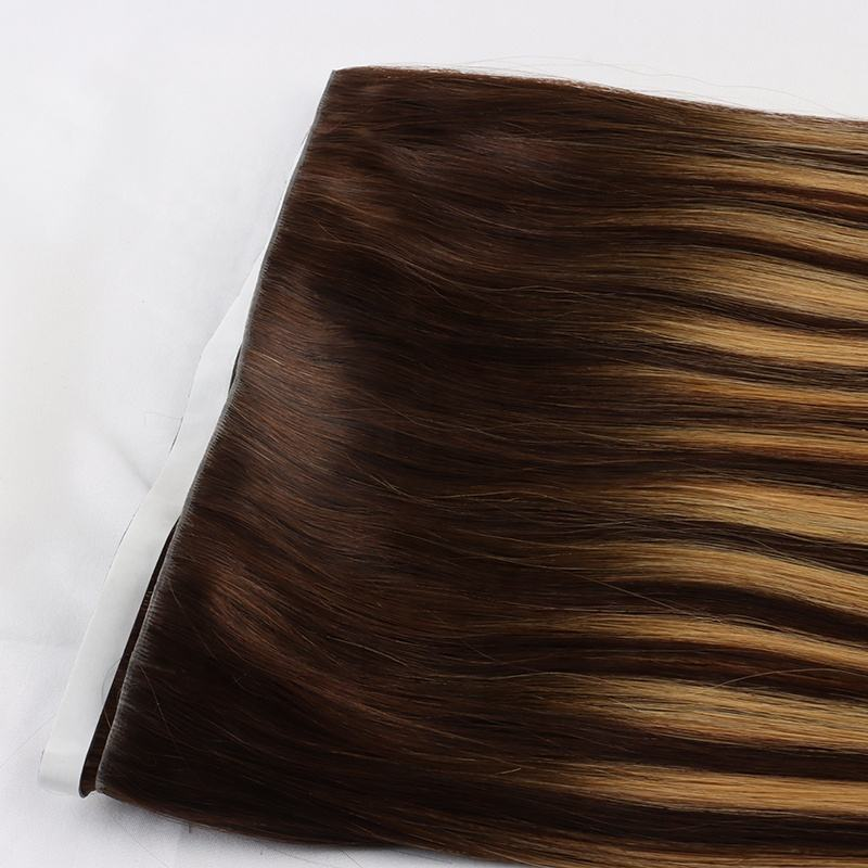 Injected Tape Weft Russian High Quality Super Invisible PU Tape Weft in Hair ExtensionsTape in Hair Extensions