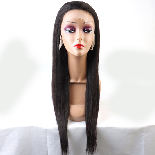 13x4 lace frontal glueless wigs for Brazlian human hair