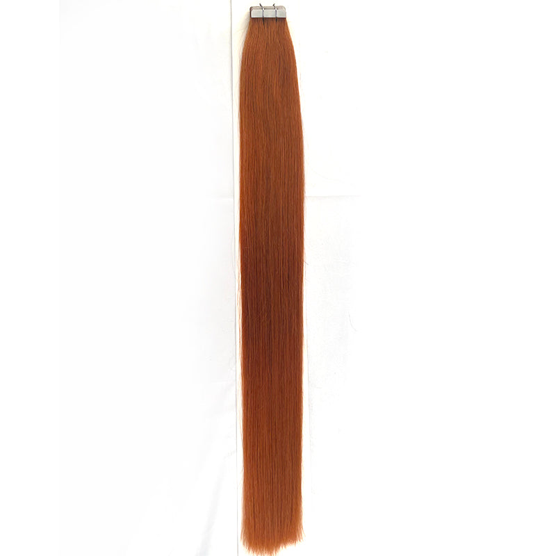 Tape in Hair Extensions Human Hair  Straight Remy Human Hair Seamless Skin Weft Hair Extensions