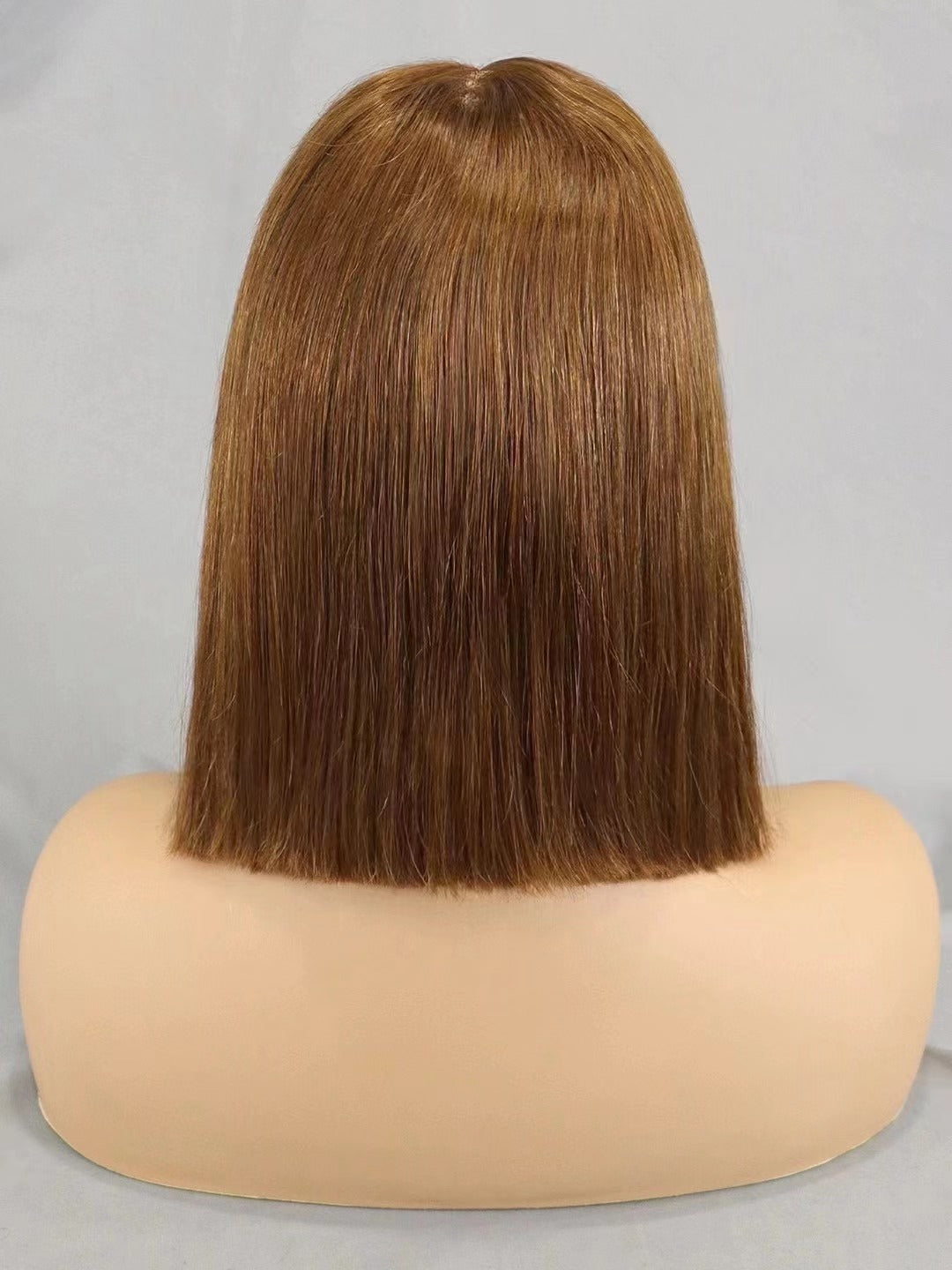 2x6 lace closure  #4 color  human hair Bob wig