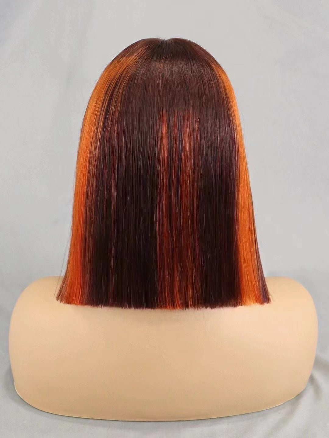 2×6Lace P2/350 Color Human Hair Bob Wig
