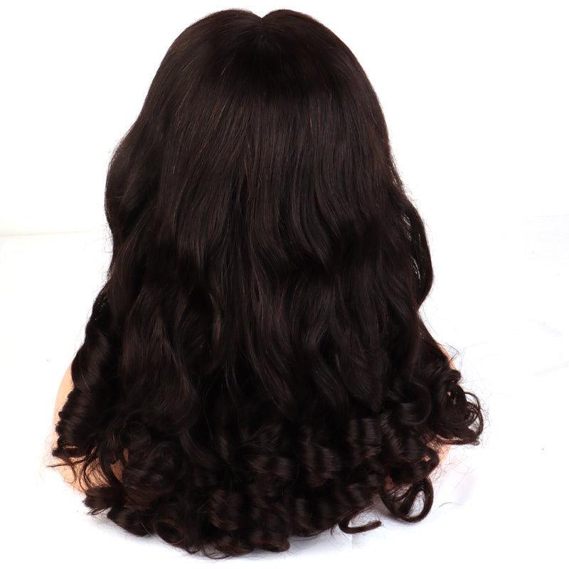 4*4 Lace Closure Wig Boncy curly Human Hair