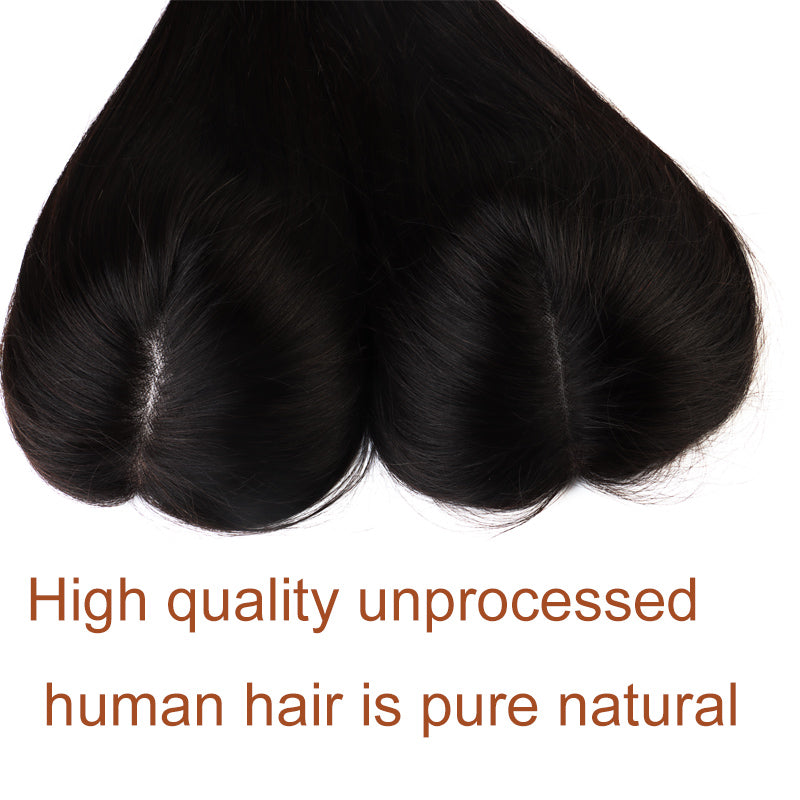 full lace #3 net human hair toppers for women