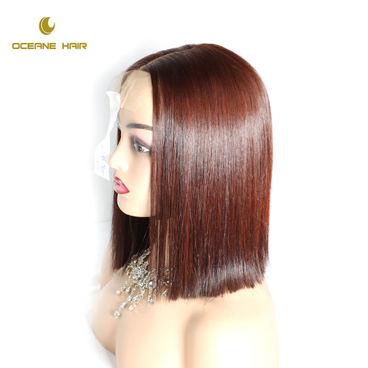 Super Double Drawn 2x6 Lace Front Wig Bone Straight Human Hair Wigs Vietnamese Raw Hair Full Cuticle Aligned Wholesale Price