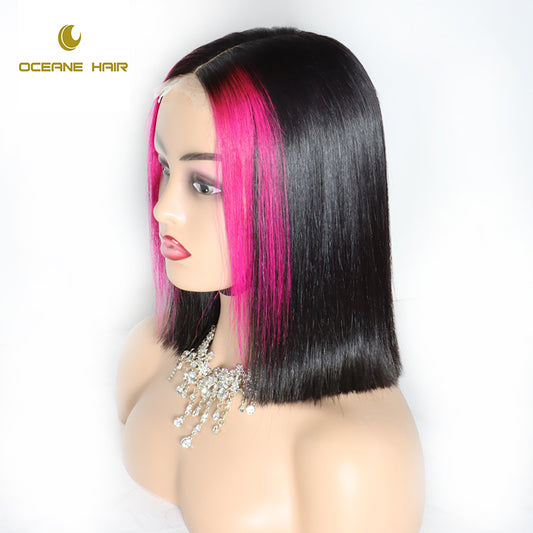 Wholesale Double Drawn Straight Bob Wig Raw Virgin Cuticle Aligned 100% Vietnam Human Hair 13x4 HD Full Lace Front Wigs