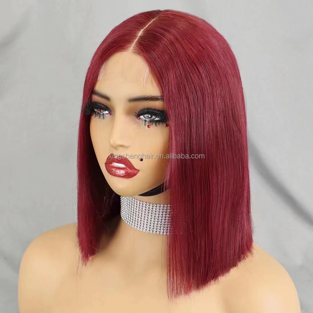 2x6 Lace BUG Color Human Hair Bob Wig