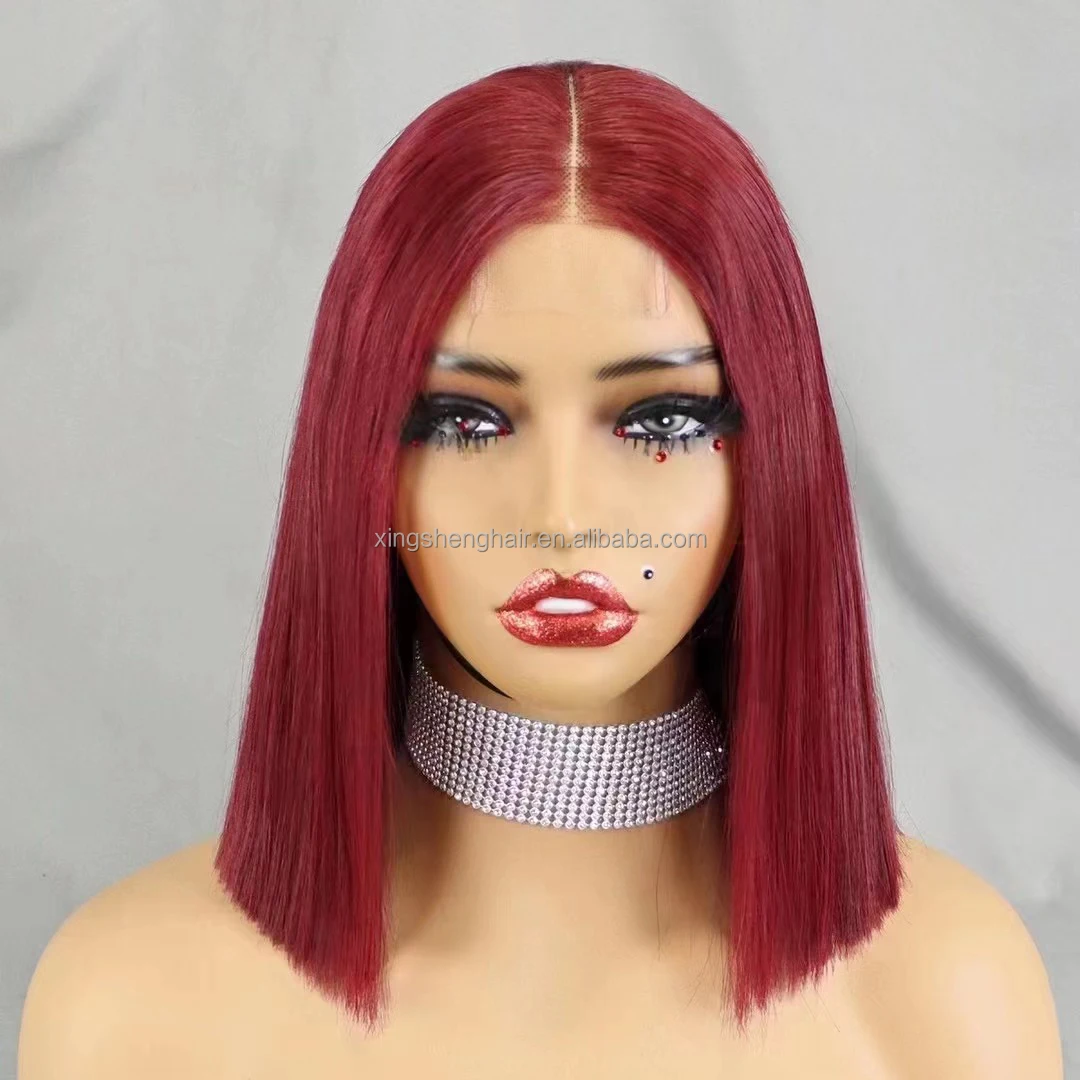 2x6 Lace BUG Color Human Hair Bob Wig