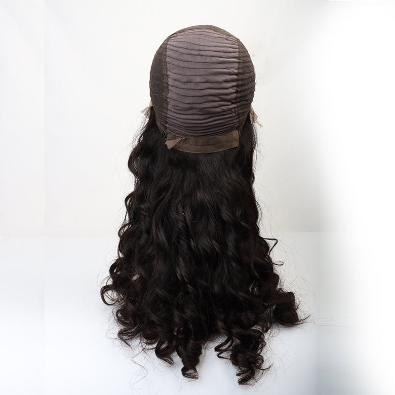 13x4 Lace frontal wig Brazilian hair Boncy curly