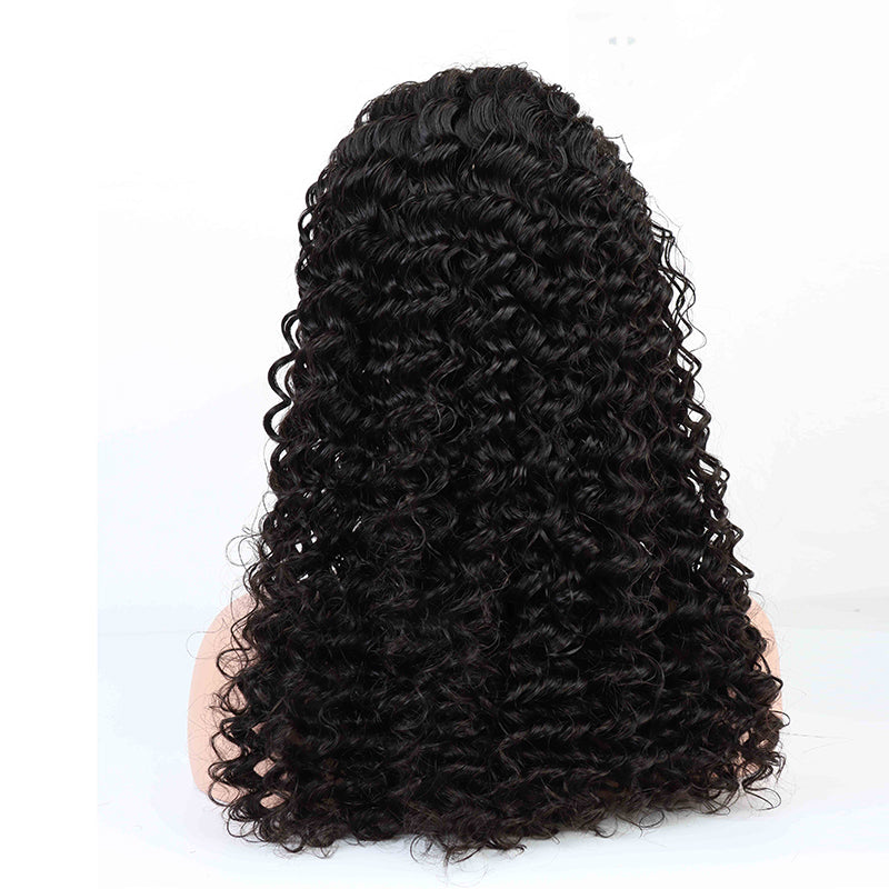 13x6 lace frontal wig deep wave wigs Brazlian human hair for women