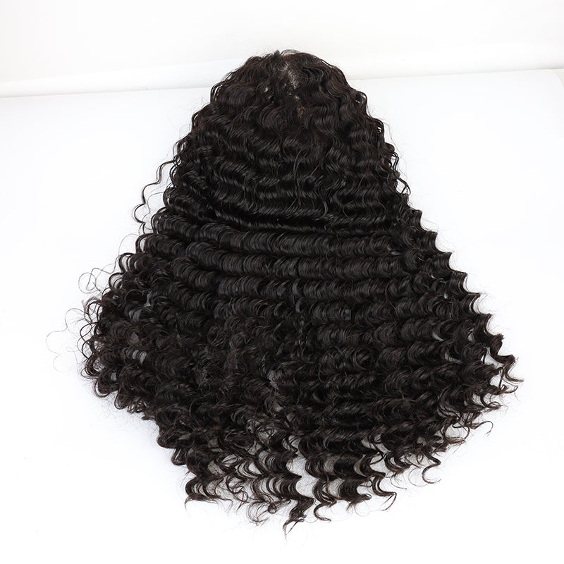 13x6 lace frontal wig deep wave wigs Brazlian human hair for women