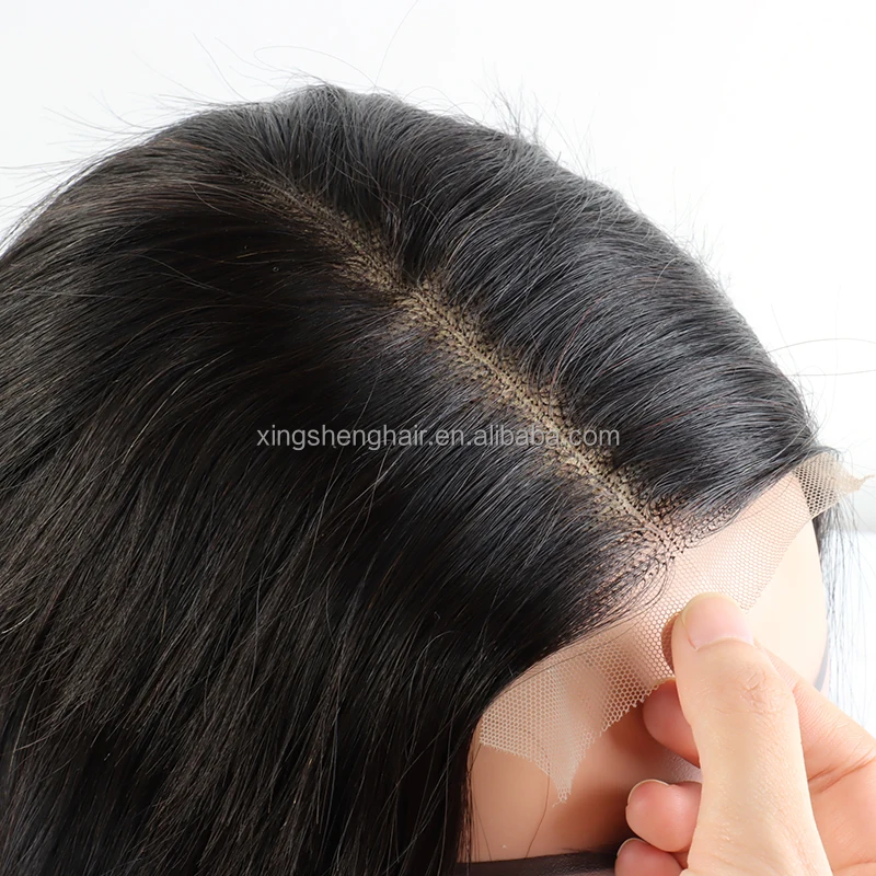 2*6 Lace Closure #NC  Bone Straight Wig