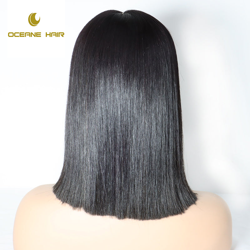 Wholesale Double Drawn Straight Bob Wig Raw Virgin Cuticle Aligned 100% Vietnam Human Hair 13x4 HD Full Lace Front Wigs