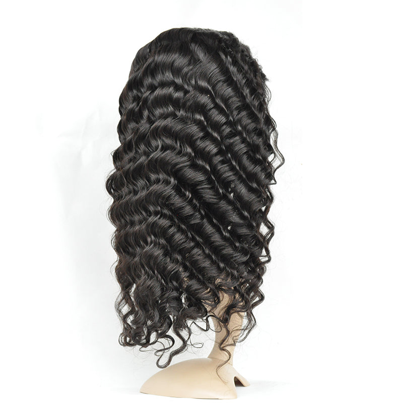 Brazilian lace frontal Loose Deep Wigs Wave Lace Wigs 100% Human Remy Virgin Hair