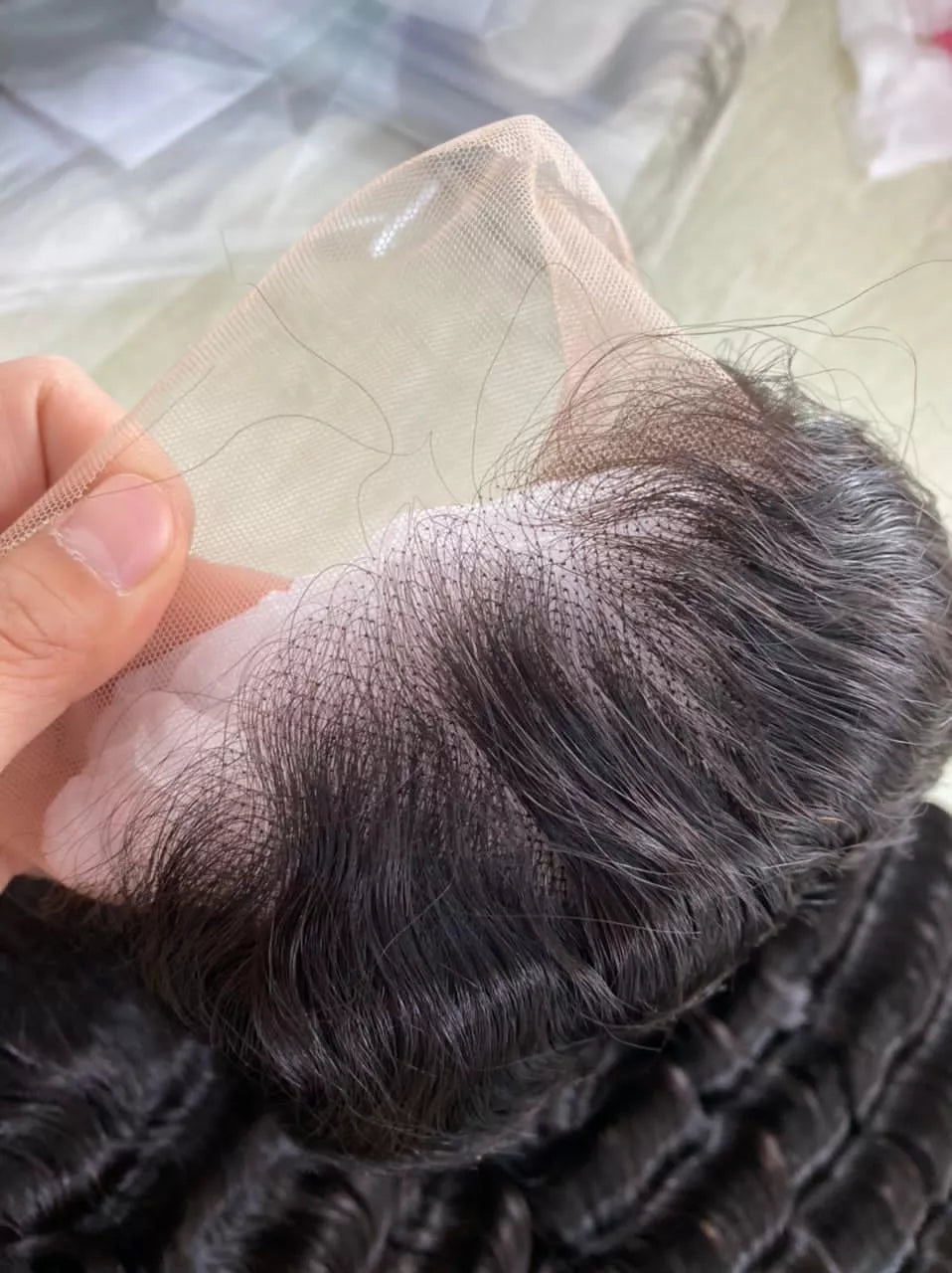 13x4Transparent Lace frontal wigs  150% Density Loose Deep  100%Brazlian Human Remy hair