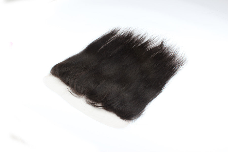 Brazilian Human hair Straight Lace Frontal 13*4