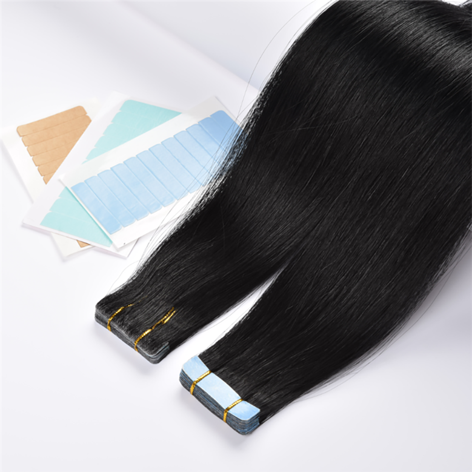 Tape in Hair Extension Unprocessed Brazilian Human Hair 100% Remy Human Hair Extensions