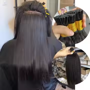 Premium Quality I-Tip Hair Extension 100% Human Hair 10Inches to 28Inches