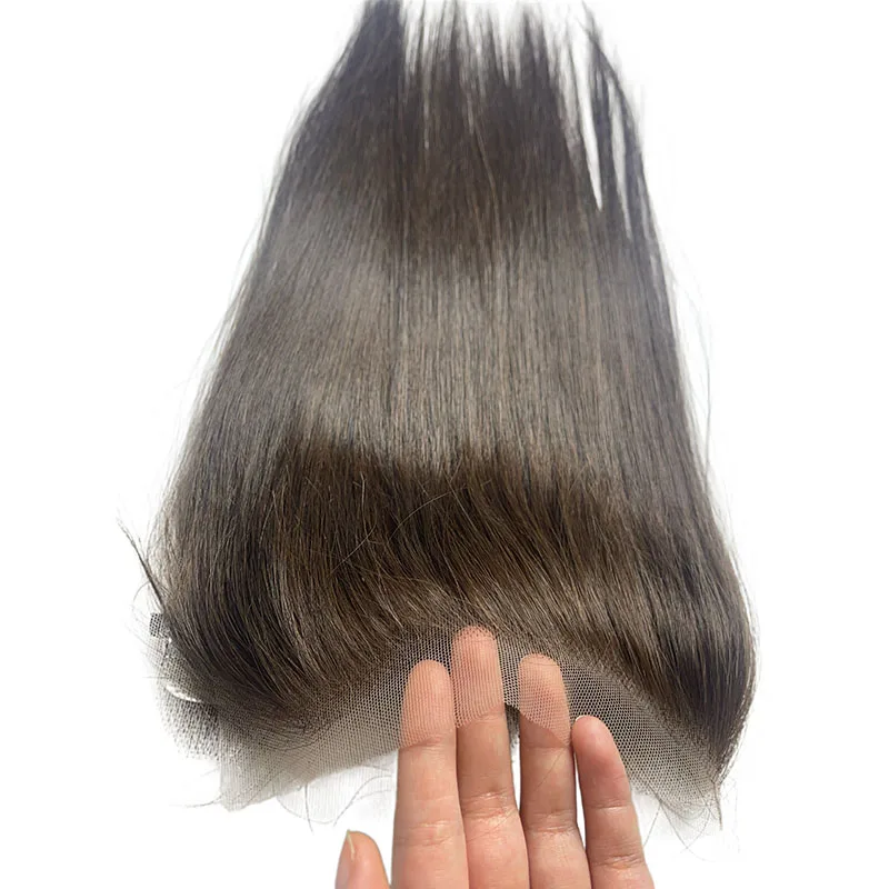 Dark Brown 13*2 Hairline Invisible Lace Frontal 100% Human Hair
