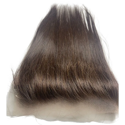 Dark Brown 13*2 Hairline Invisible Lace Frontal 100% Human Hair
