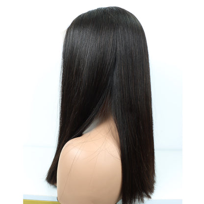 SDD 13X4 Lace Frontal Wig Brazilian Straight Human Hair 16Inches for Women