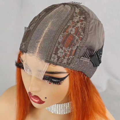 2×6 Lace #1BT350  Human Hair Bob Wig