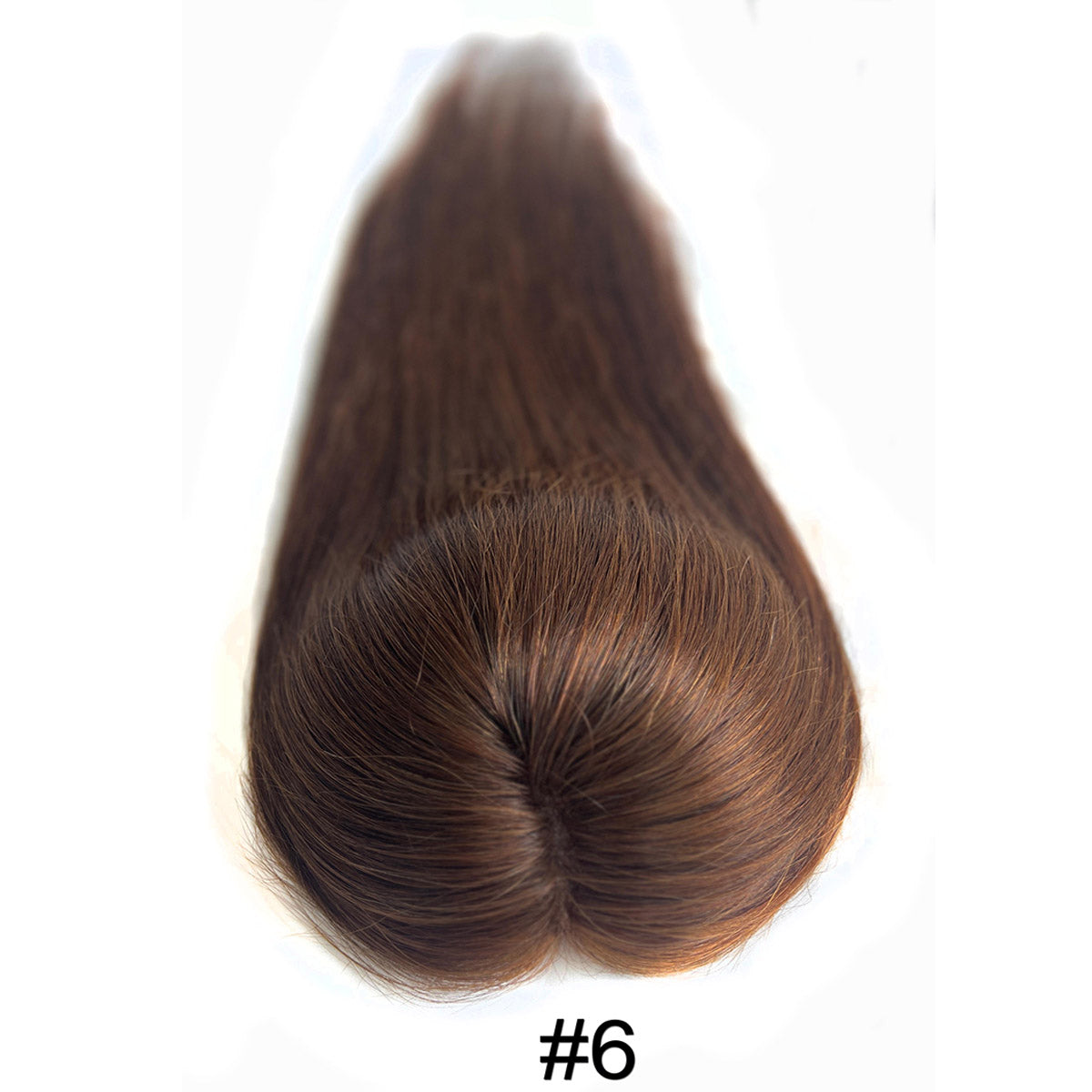 5*5 Mono Base Hair Topper Brown Color 100% Human Hair