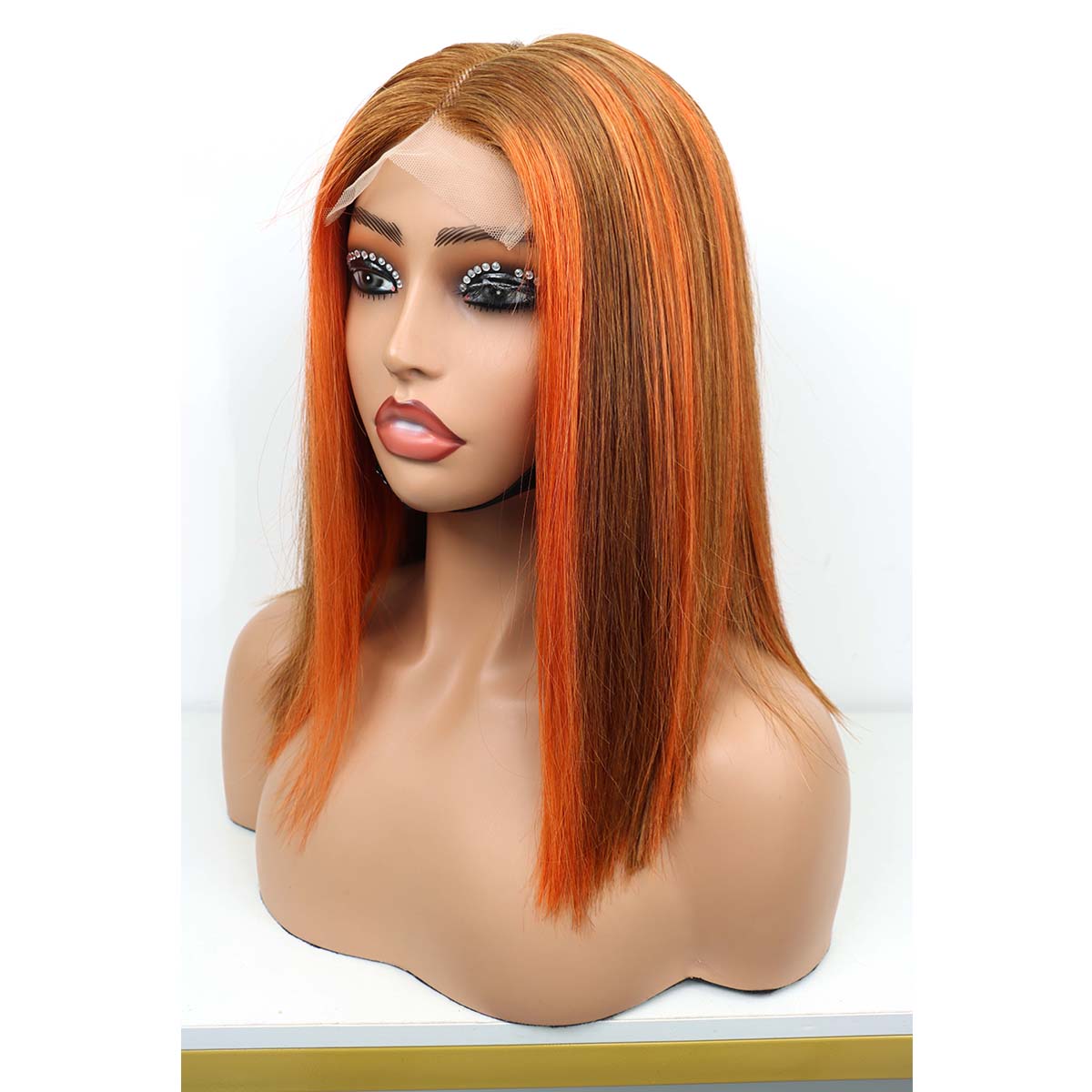 4*4 Bob Wig #P4/350  12inches 100% Human Hair Whosale Price