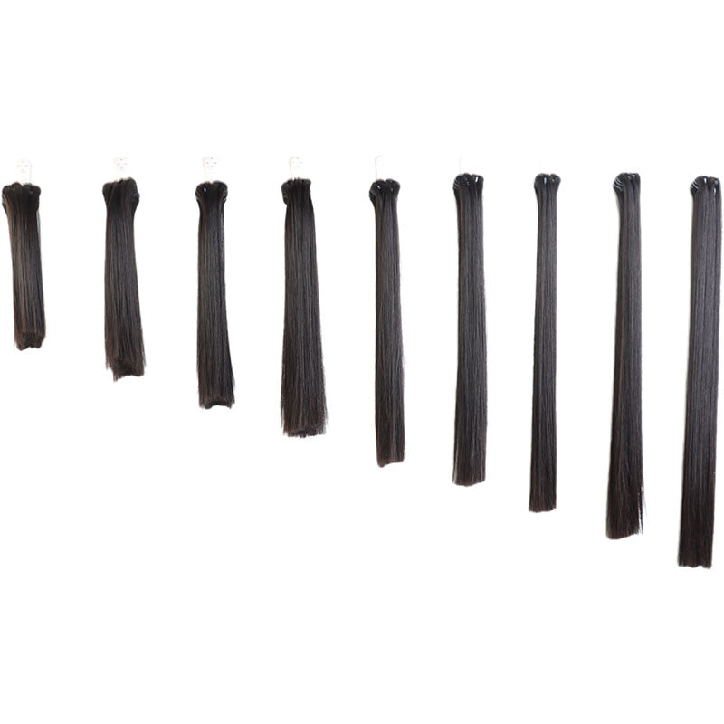 12A Grade 100% Remy Weft Cuticle Aligned Human Hair Super Double Drawn Thick Hair Bone Straight Hair