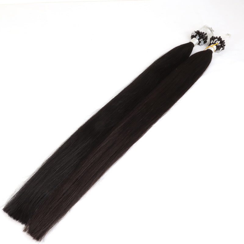 100% Remy Human Hair Micro Ring Hair Extensions 10-28 Inch 100g Per Piece