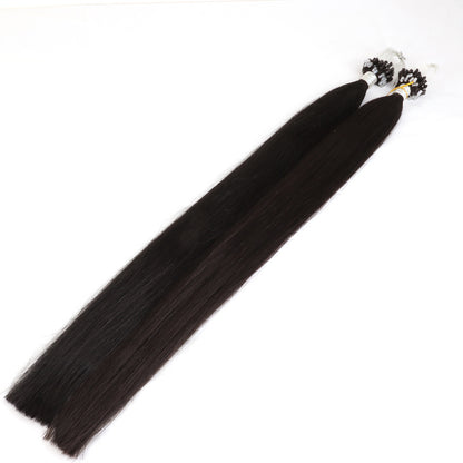 100% Remy Human Hair Micro Ring Hair Extensions 10-28 Inch 100g Per Piece