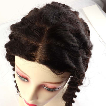 5"x5"Hair Toppers for Women Curly Hair Toppers Mono Base
