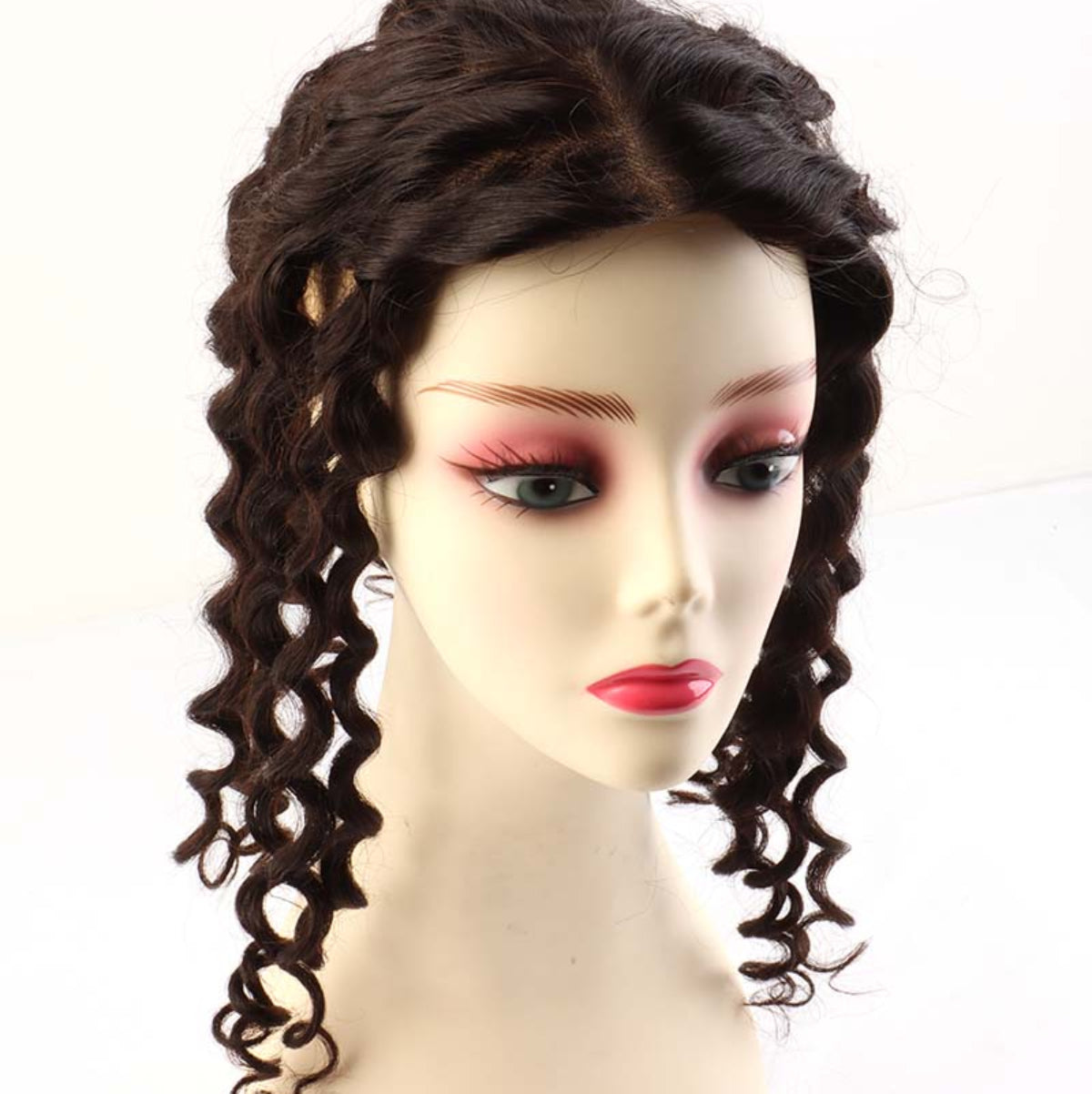 5"x5"Hair Toppers for Women Curly Hair Toppers Mono Base