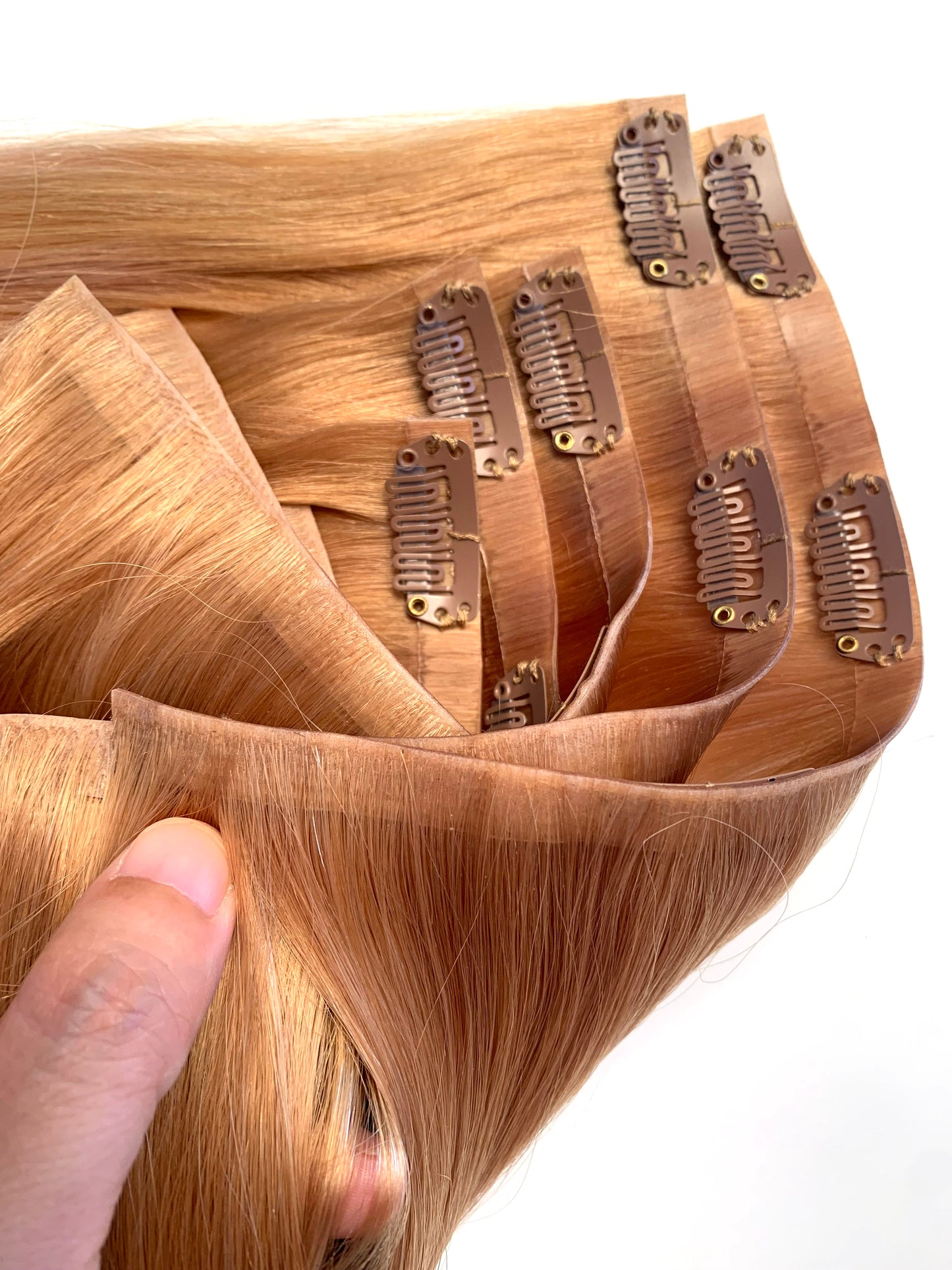 Ultra Thin Injection PU Seamless Clip In hair 100g