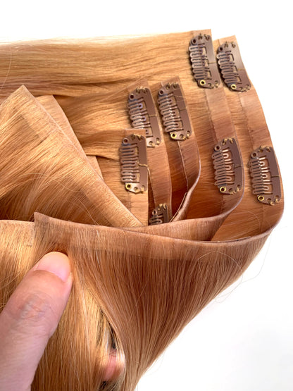 Ultra Thin Injection PU Seamless Clip In hair 100g