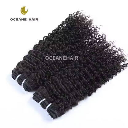 Brazilian Deep Curly Bundles Natural Black Super High Quality