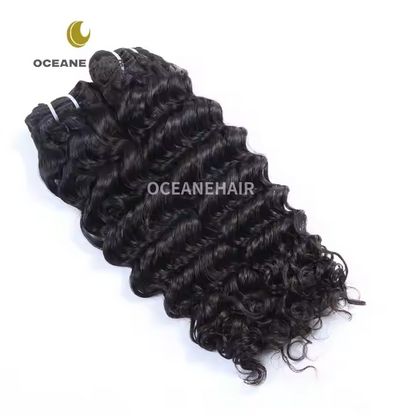 Brazilian Deep Curly Bundles Natural Black Super High Quality