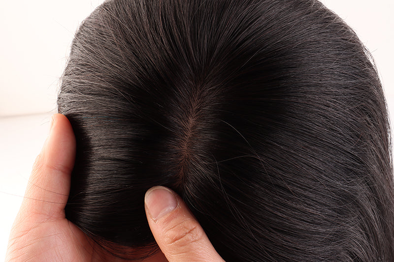 5*5 Mono Base Hair Topper for Women Natural Color