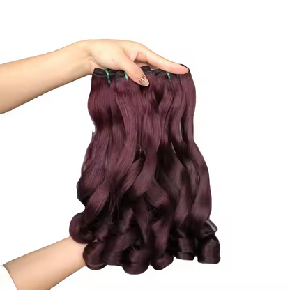 Bouncy Curly Hair Bundle High Quality Weft Hair for Black Women