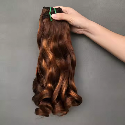 Bouncy Curly Hair Bundle High Quality Weft Hair for Black Women
